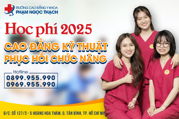 Học phí Cao đẳng Kỹ thuật Phục hồi chức năng năm 2025