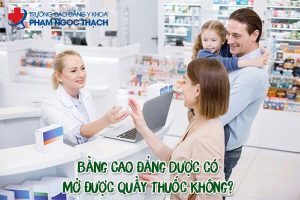 Sinh viên có Bằng Cao đẳng Dược mở được quầy thuốc không?