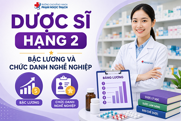 Dược sĩ hạng 2 là chức danh nghề nghiệp yêu cầu trình độ chuyên môn và kinh nghiệm công tác cao