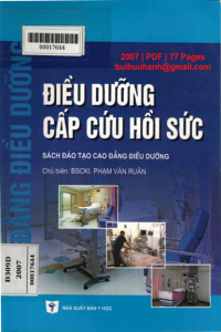 Giáo trình Điều dưỡng cấp cứu hồi sức