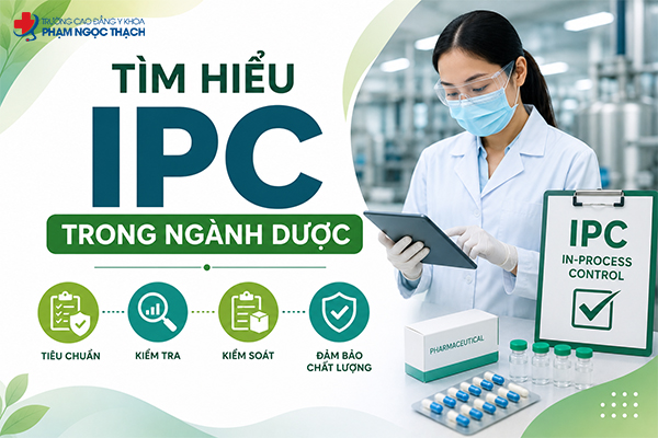 IPC đóng vai trò quan trọng trong việc kiểm soát chất lượng thuốc ngay trong quá trình sản xuất, giúp phát hiện và xử lý kịp thời các sai lệch phát sinh