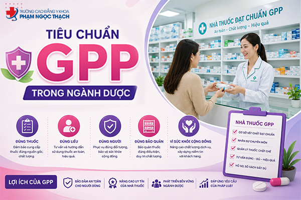 Việc tuân thủ tiêu chuẩn GP đảm bảo an toàn cho người sử dụng và xây dựng uy tín cho nhà thuốc