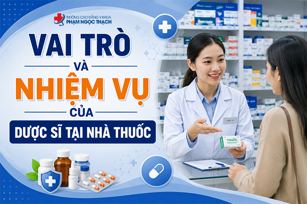 Dược sĩ nhà thuốc giữ vai trò quan trọng trong chăm sóc sức khỏe cộng đồng.